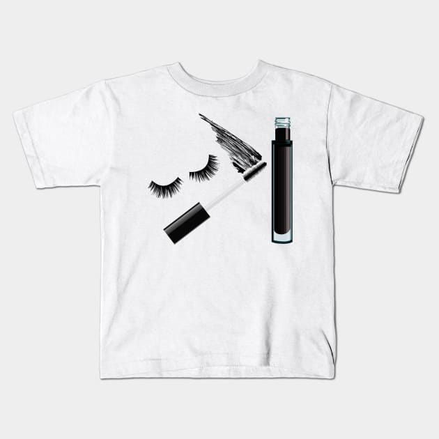 MASCARA Kids T-Shirt by smoochugs